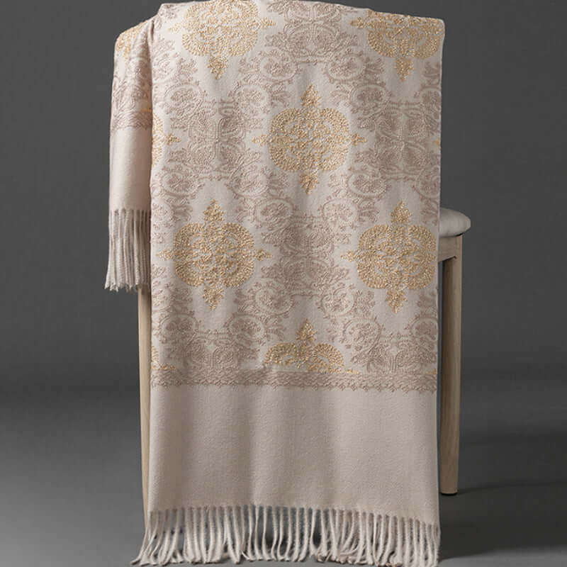 Women's Crown-Embroidered Versatile Scarf