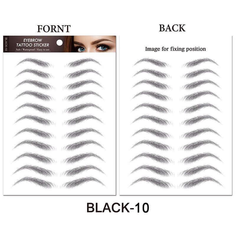 Eyebrow Tattoo Sticker Waterproof Cosmetics Long Lasting Makeup False Eyebrows Stickers
