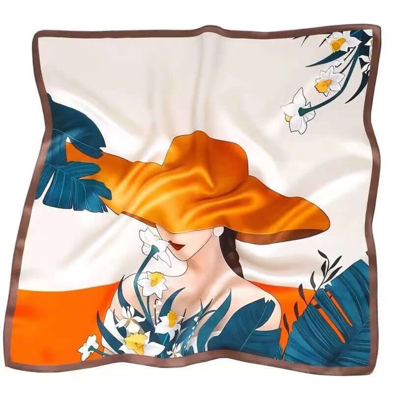 Women's Silk Scarf Sun-protective