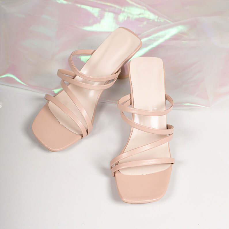 Women plus size stiletto sandals